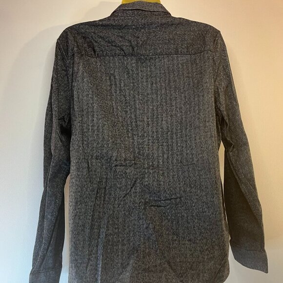 Kenneth Cole Reaction Men's Full Zip Long Sleeve Shirt - Size Large - Picture 3 of 4